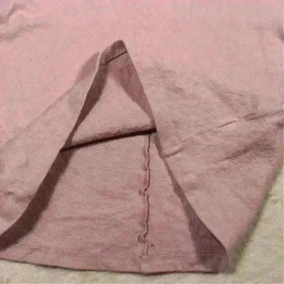 COS Pink 60s Style Mock Neck Wool Three Quarter Sleeve Sweater Women Small - Picture 8 of 10